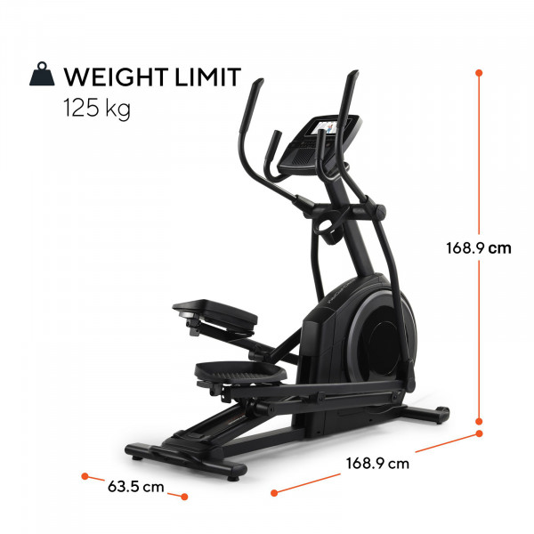 Dimensions of the ProForm Carbon E7 Elliptical
