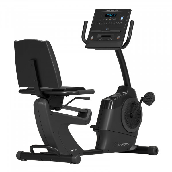 Back right view of the ProForm 325 CSX Recumbent Bike
