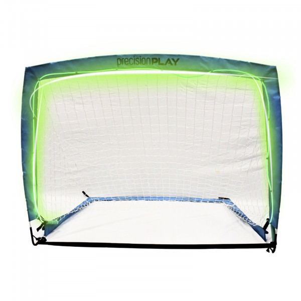 Front view of the PrecisionPLAY Light Up Pop-Up Goal
