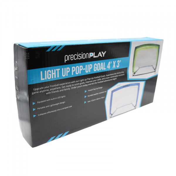 PrecisionPLAY Light Up Pop-Up Goal retail packaging
