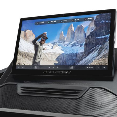 Product image of the ProForm Carbon 9000's 16" HD Touchscreen