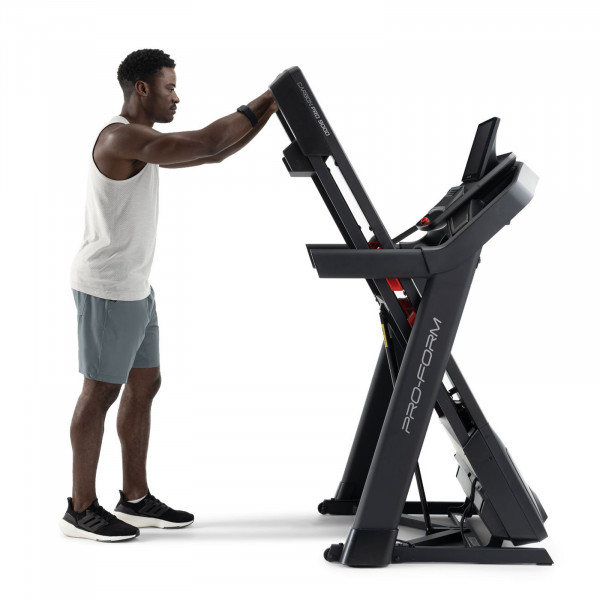Model folding the ProForm Carbon Pro 9000 Treadmill