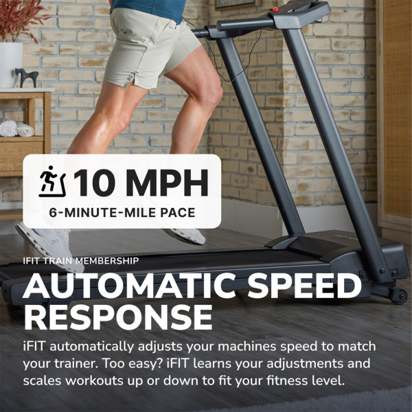 ProForm Sport Treadmill speed range shown during cardio workout at home