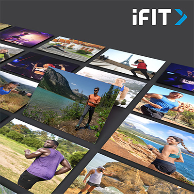 iFIT workouts collage