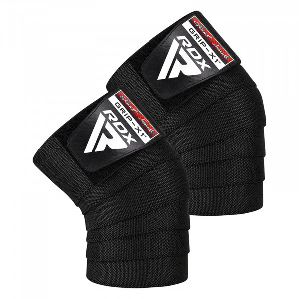 RDX Knee Wraps - wrapped