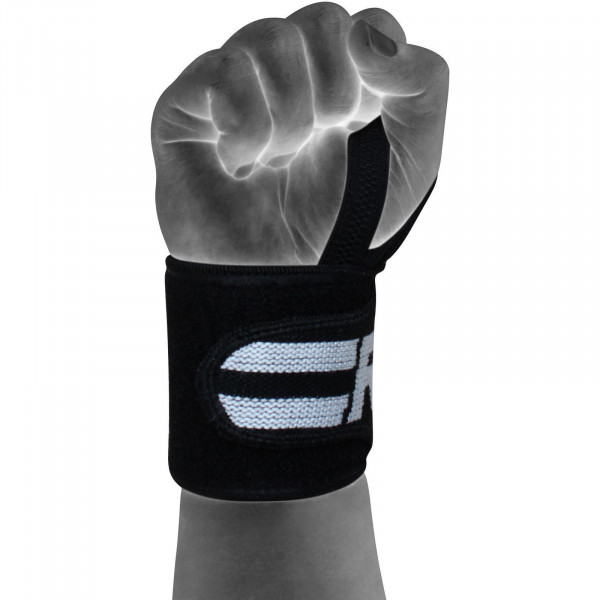 Product image of RDX Lifting Straps in Black - palm