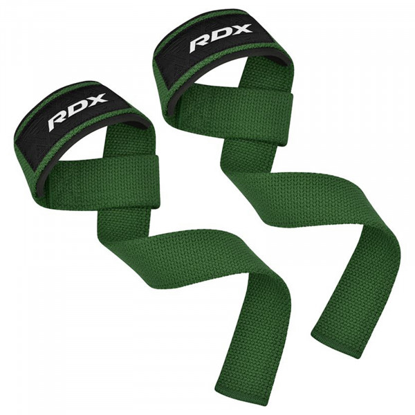 Product image of the RDX Lifting Straps in Green