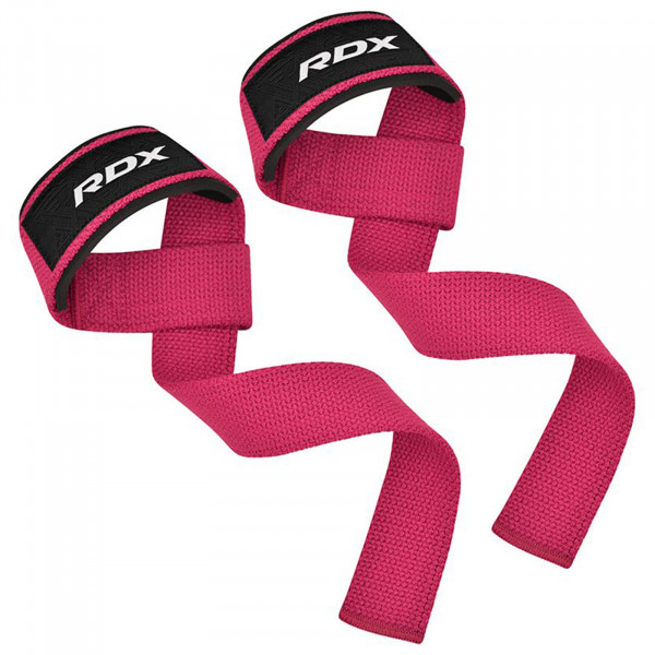 Product image of the RDX Lifting Straps in Pink