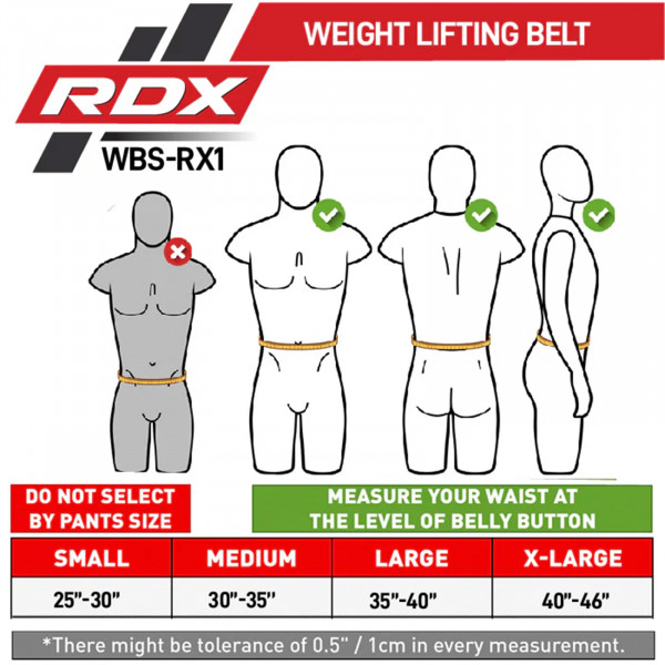 RDX RX1 Nylon Weightlifting Belt