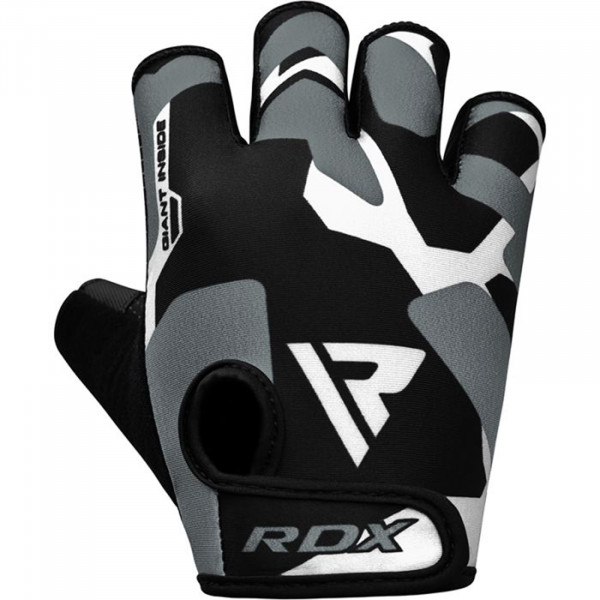 Front angled view of the RDX F6 Fitness Gym Gloves