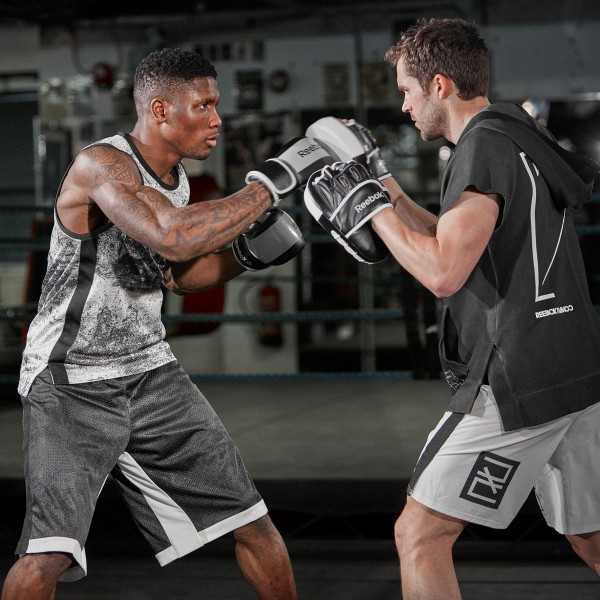 Reebok Retail Boxing Mitts - Grey