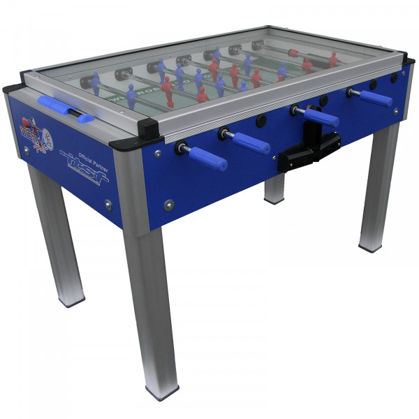 Front right view of the Roberto Sport College Pro Cover Football Table.