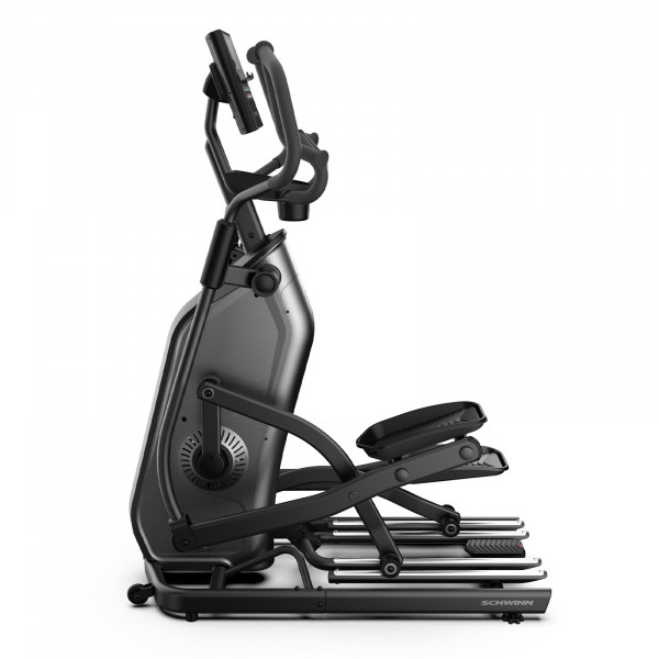 Left-side view of the Schwinn 590E Elliptical