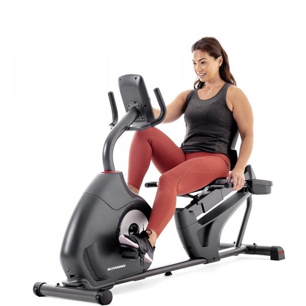 Schwinn 510R Recumbent Exercise Bike - in use