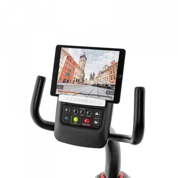 Schwinn 510R Recumbent Exercise Bike - console with tablet