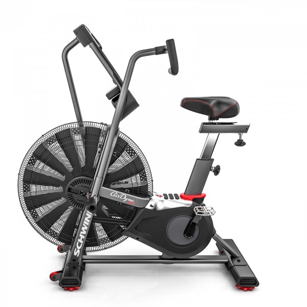 Left side profile of the Schwinn Airdyne AD8 Airbike