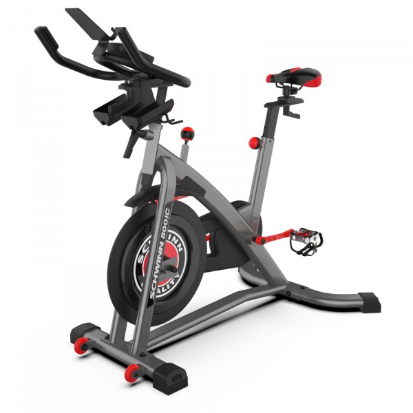 Right diagonal perspective of the Schwinn 800IC Indoor Cycling Bike