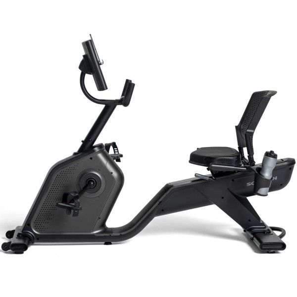 Profile view from the left of the Schwinn 590R Recumbent Bike