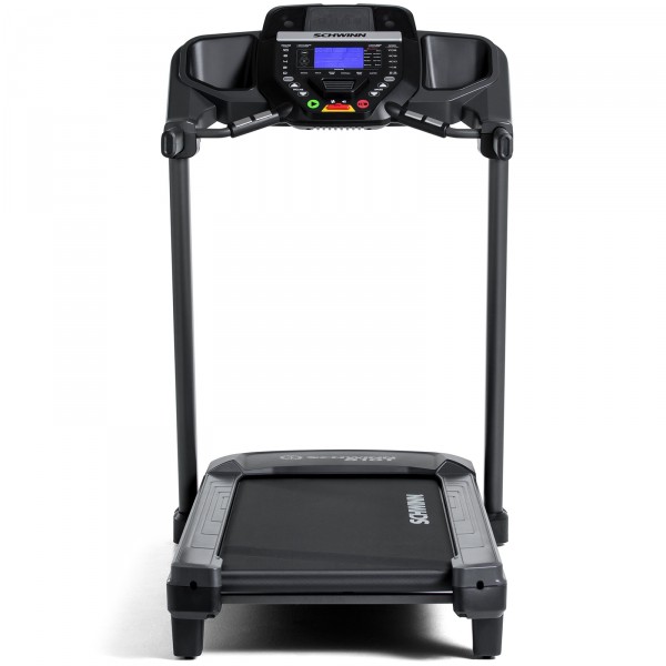 Front perspective of the Schwinn 510T Treadmill.