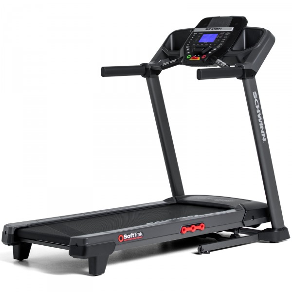 Right-angled perspective of the Schwinn 510T Treadmill.