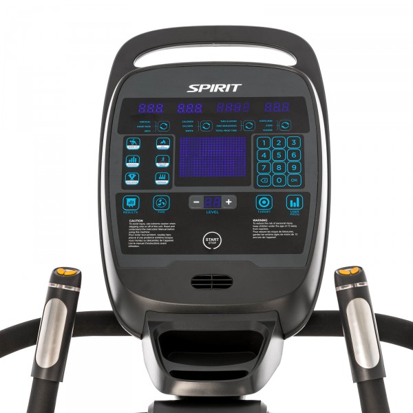 Spirit CSC900 StairClimber LED console close up