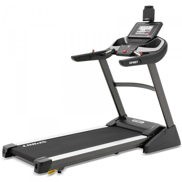 Right-angled view of the SPIRIT XT485 ENT Treadmill