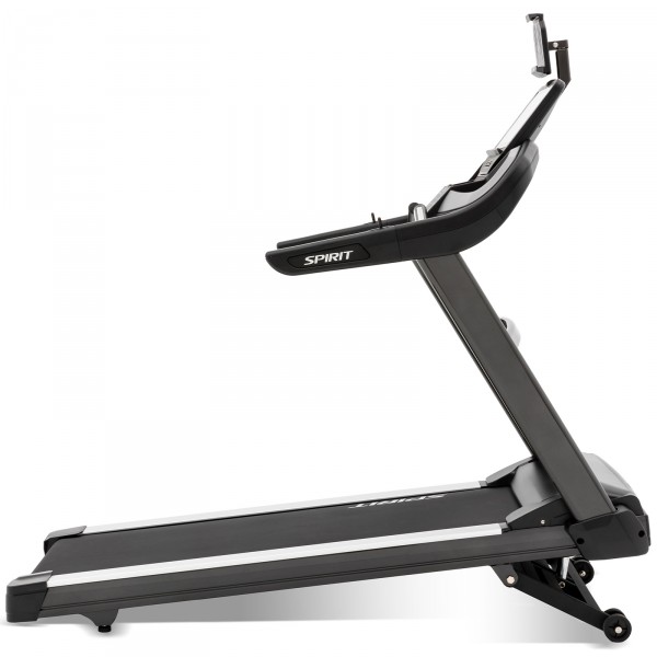 Right-side view of the SPIRIT XT685 ENT Treadmill.