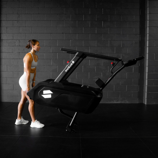 Lifestyle image of the STEPR GO Stair Climber - Transport