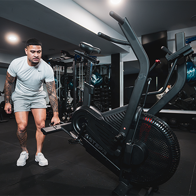 Lifestyle image of the STEPR Bionic Bike XL being transported