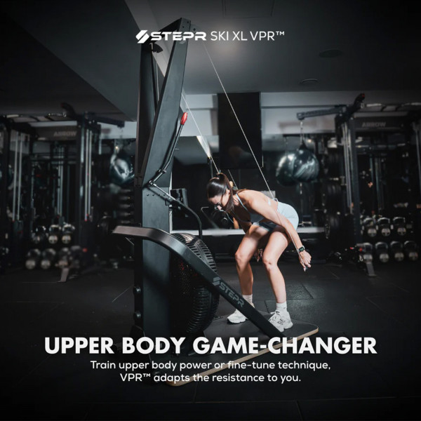 Infographic of the STEPR Ski XL - Game Changer