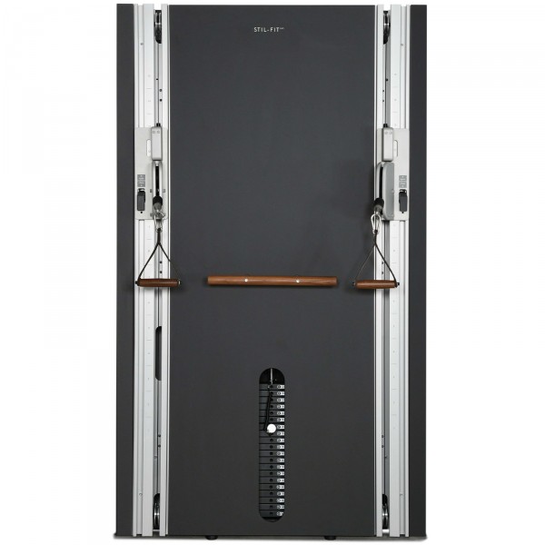 Front view of the STIL-FIT Functional Trainer PURE in black.