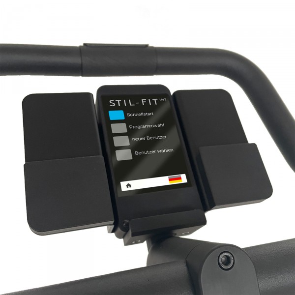 Close-up of the tablet holder included with the STIL-FIT Smart Package.