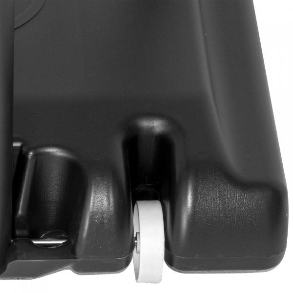 Close-up of the wheels