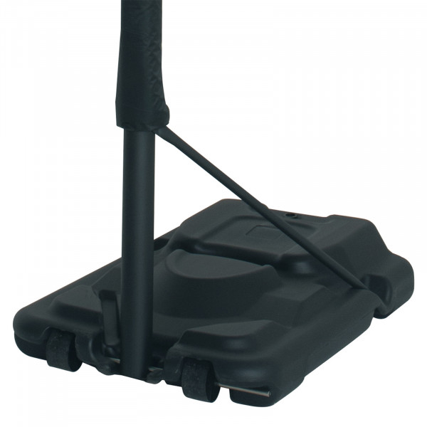 Close-up of the unit base