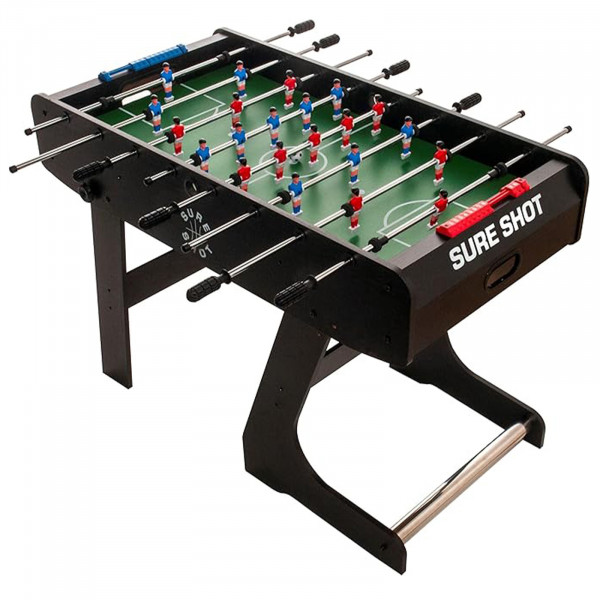 Close-up of the Sure Shot Folding Football Table