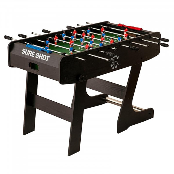 Sure Shot Folding Football Table set up for a game