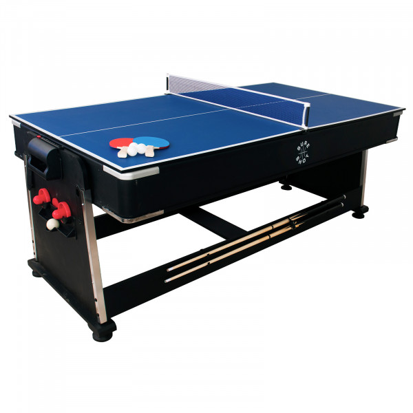 Side of the table tennis table on the Sure Shot 4-in-1 7ft Multi Games Table.