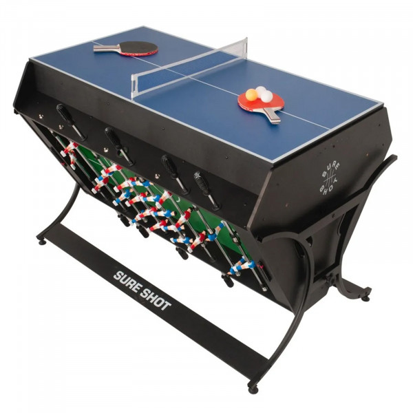 Table tennis side on the Sure Shot Rotating 4-in-1 Multi Games Table