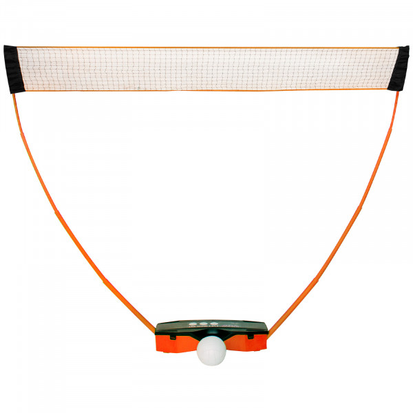 Front view of the volleyball net and ball for the Sure Shot Quick Fit 3-in-1 Garden Set.