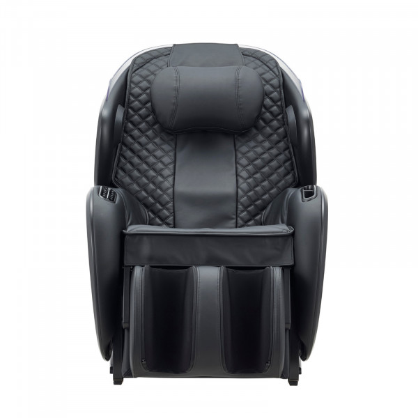 Front view of the black Synca CirC 3 Massage Chair