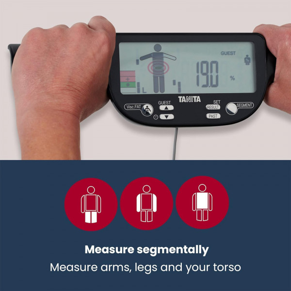 Segmental measurement with the TANITA BC-613 Segmental Body Composition Scale