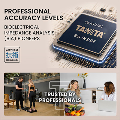 Professional accuracy features of the TANITA RD-445 HR Segmental Body Composition Scale