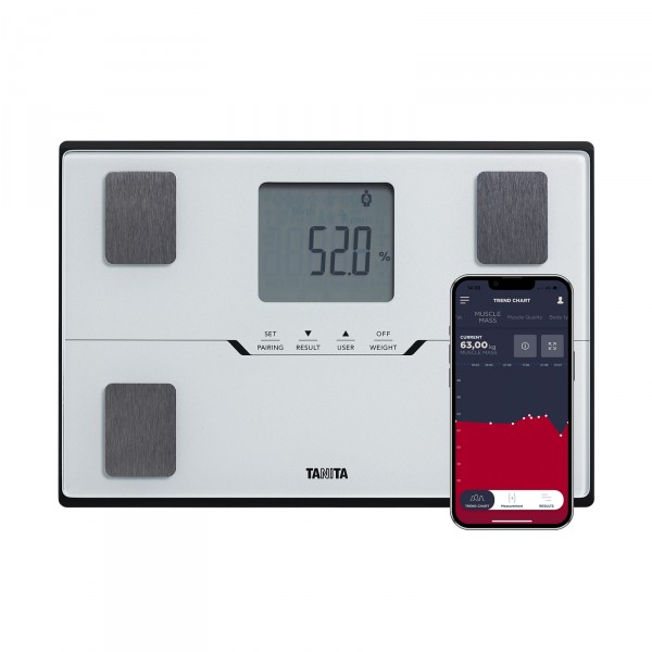 TANITA BC-401 Smart Body Composition Scale White - My Tanita app