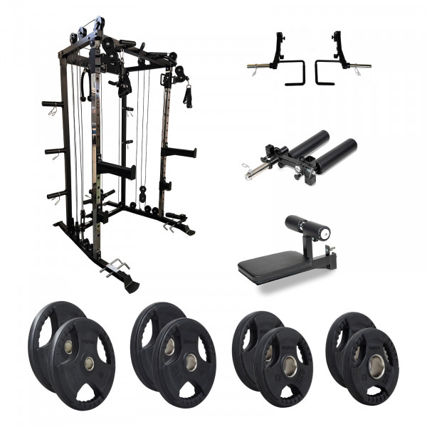 Taurus MS5 + Attachments + 75kg Rubber Plates