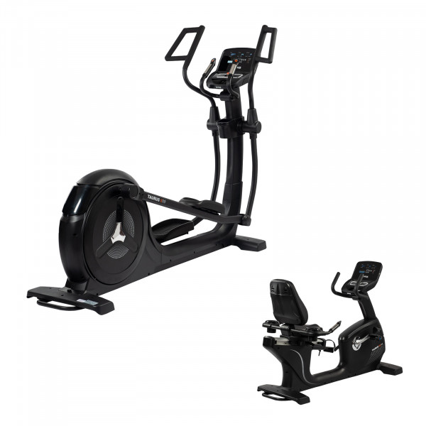 Bundle of Taurus Light Commercial X9.9 Crosstrainer and RB9.9 Recumbent Bike
