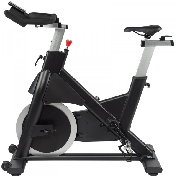 Left side view of the Taurus IC90 Pro Exercise Bike.
