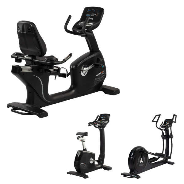 Bundle of Taurus Light Commercial  RB9.9 Recumbent Bike, Crosstrainer and UB99 Upright Bike
