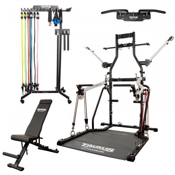 Taurus Flexicon Complete Set - Bench, Storage + Pull Up Bar
