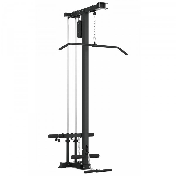 Angled view of the Taurus Pro Smith Machine Deluxe Low Row Attachment.