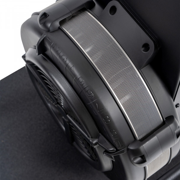Closeup of the air resistance adjustment on the Taurus Elite Ski Trainer Pro